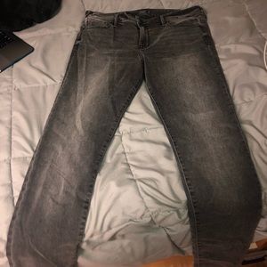 Black Abercrombie skinny jeans